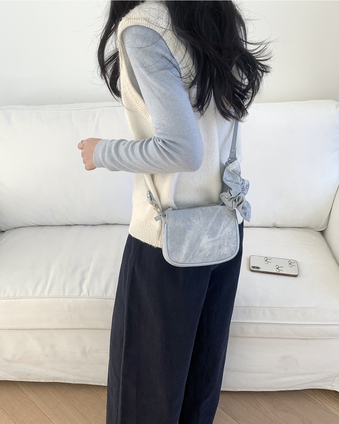 2025 New Mini Square Crossbody Bag for Women Solid Color Casual Shoulder Bag - Image 4