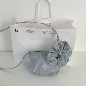2025 New Mini Square Crossbody Bag for Women Solid Color Casual Shoulder Bag