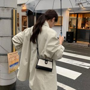 MBH Depound Canvas Crossbody Bag Lightweight Casual Versatile