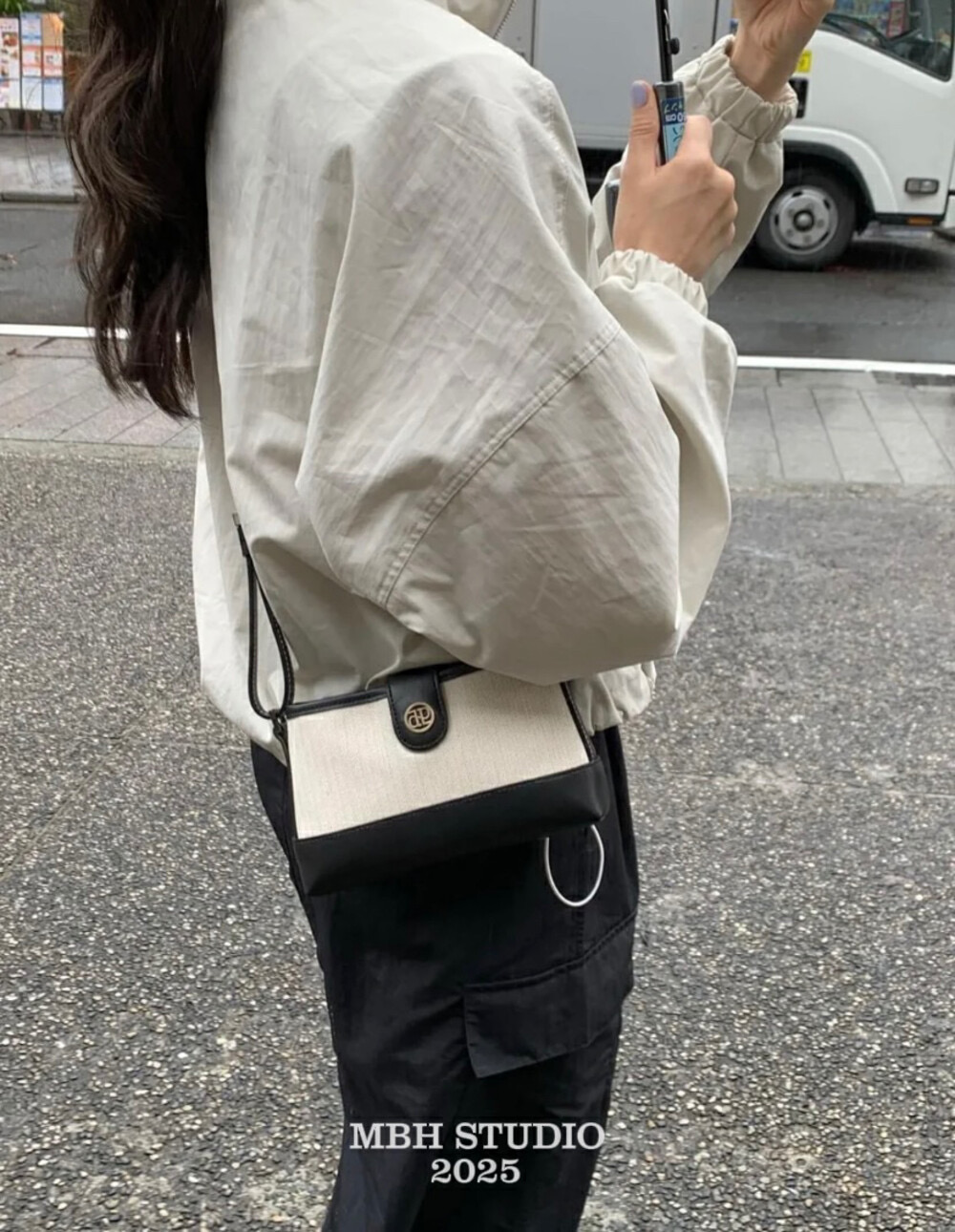 MBH Depound Canvas Crossbody Bag Lightweight Casual Versatile - Image 4