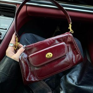 MBH Vintage Designer Messenger Bag - Women's Handbag and Shoulder Bag