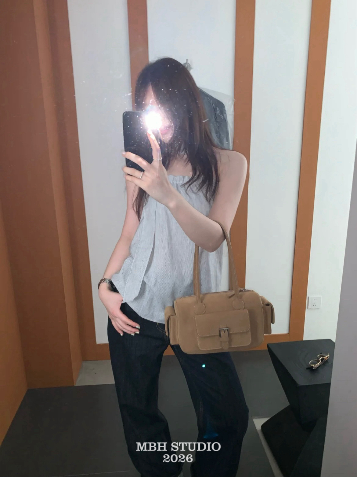 MBH Korean Moto Boston Bag Matte Leather Large Capacity Commuter Shoulder Bag - Image 2